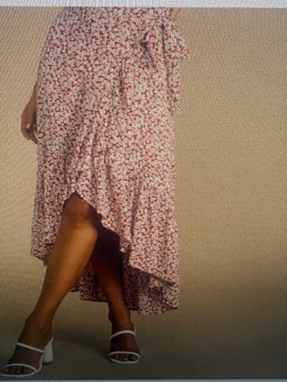Floral wrap skirt - new!!
